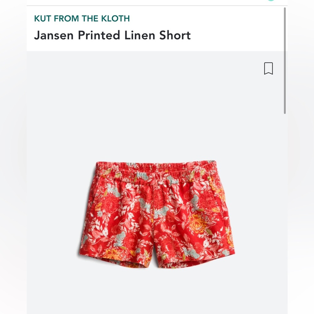 Kut from the kloth linen shorts